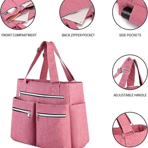 Tote bag for Women with Pockets - Picture 6 of 6